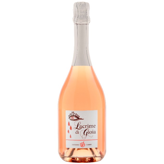 Lacrime di Gioia Spumante Brut Rosè - Az. Agr. Landi Luciano (6 bottiglie  da 750 ml) - La tua Bottega Italiana